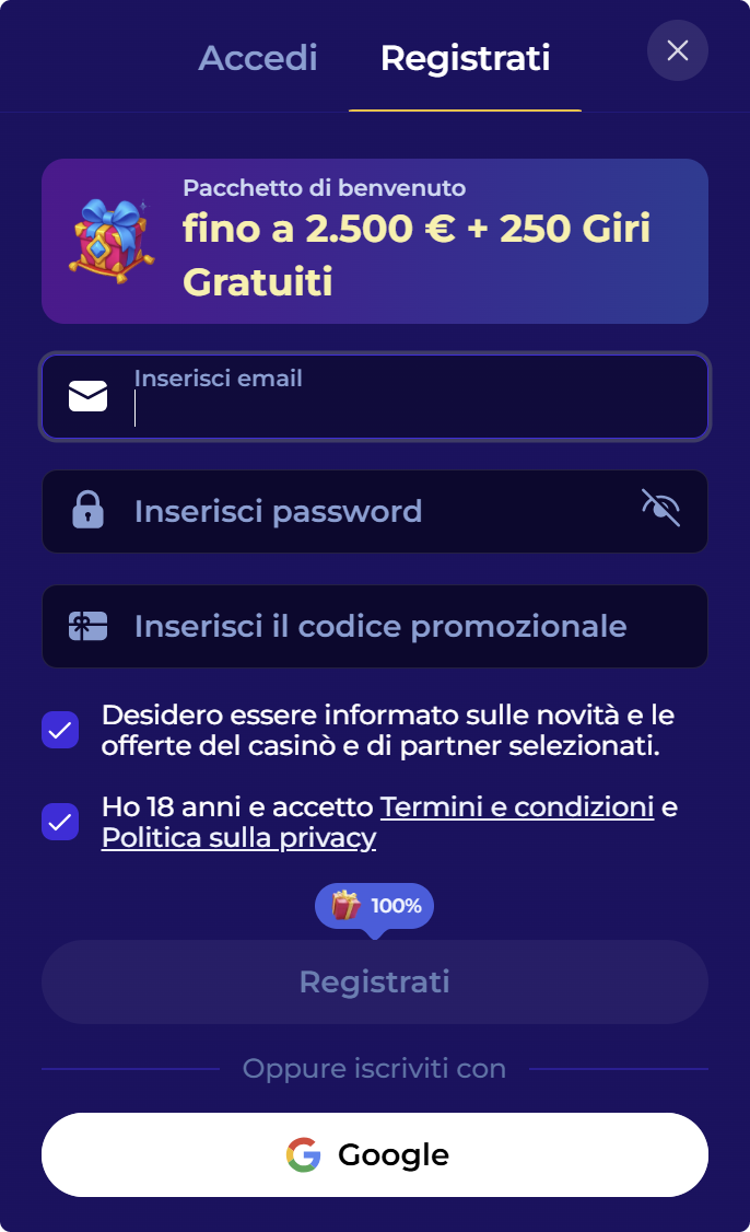 Registrazione Morospin